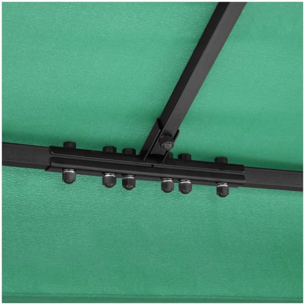 Uniprodo Pergolamarkis - 3 x 4 m - 160 g/m² - Mörkgrön