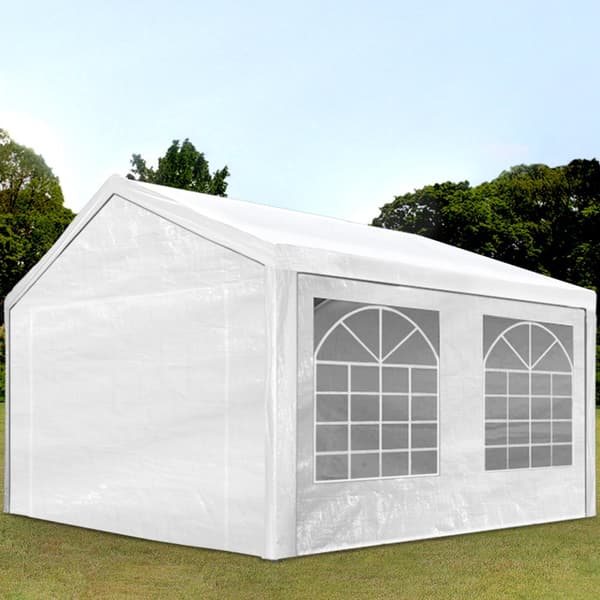 3x4 m partytält TOOLPORT marquee PE 350 N vit