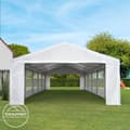 Miniatyrbild 4 av 9: 5x8 m partytält TOOLPORT marquee PE 350 N vit