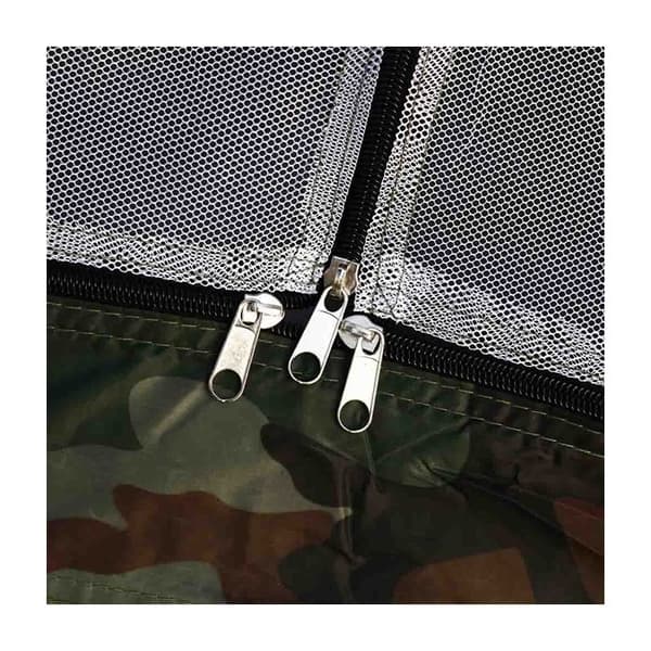 2-personers kamouflagemönster polyestertält * Material: polyester * Öppna mått: 130 x 200 x (H) 110 cm * Mått