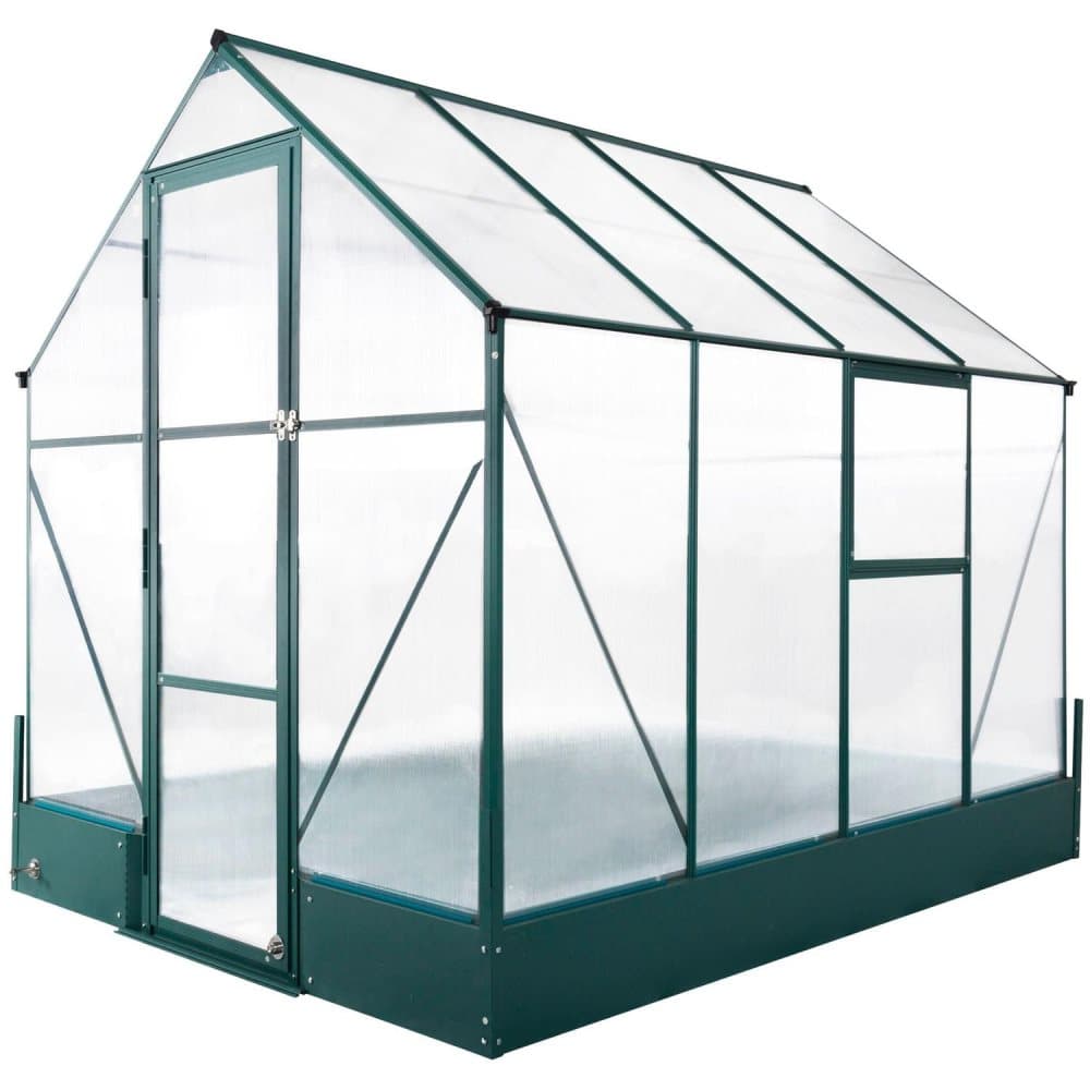 Rootz Greenhouse For - Transparant, Grön - PC, Aluminium - 98,42 cm x 74,8 cm x 86,22 cm