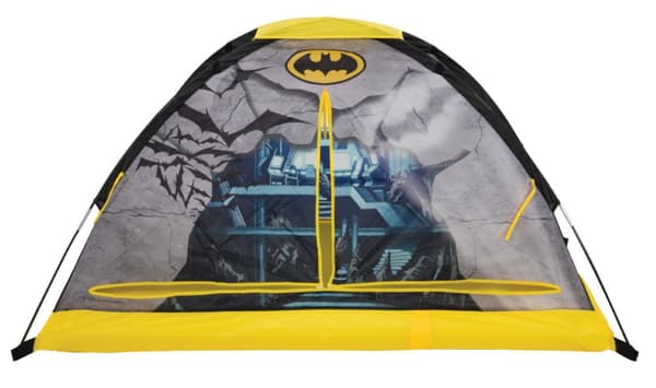Batman Dröm Barntält med luftmadrass och ljus