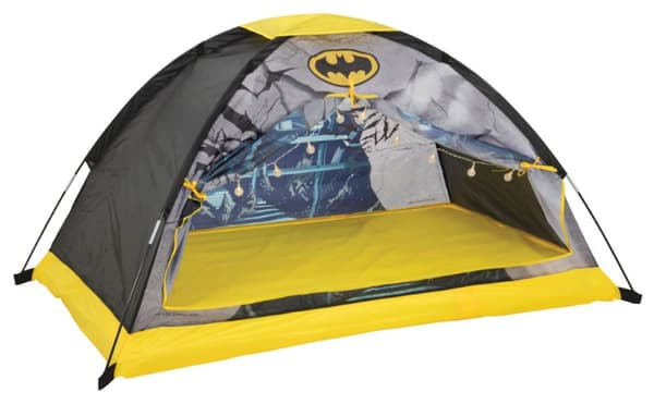 Batman Dröm Barntält med luftmadrass och ljus