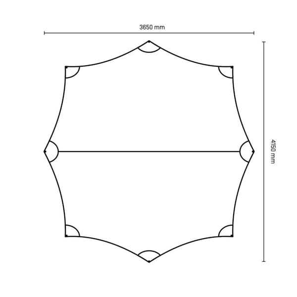 HEIMPLANET DOWN L TARP GREY
