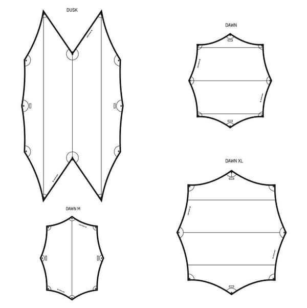 HEIMPLANET DOWN M TARP GREY