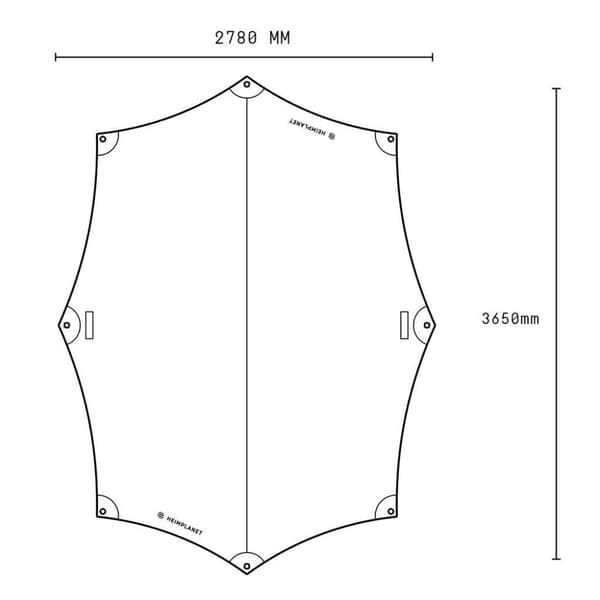 HEIMPLANET DOWN M TARP GREY