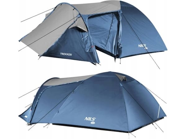 Matkailuteltta Nils Extreme NC6012 BLUE-GRAY TREKKER NILS CAMP NILS CAMP