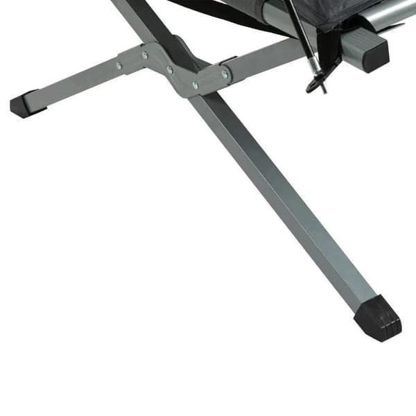 Rootz telt - campingtelt - 1 person campingtelt - lejrseng og madras - Grå - 200 x 86 x 147 cm