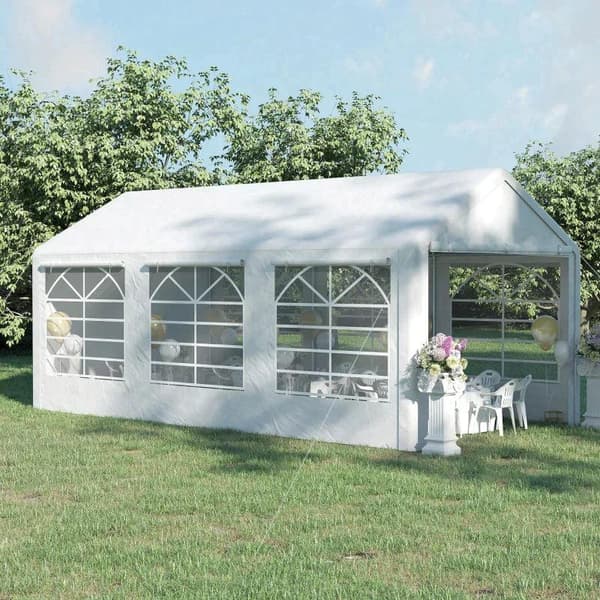 Rootz Pavillon - Utomhusbilstält - Heavy Duty Car Canopy Shelter - Partytält med 8 stålben