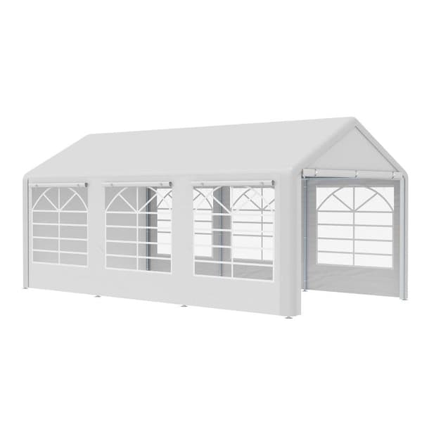Rootz Pavillon - Utomhusbilstält - Heavy Duty Car Canopy Shelter - Partytält med 8 stålben