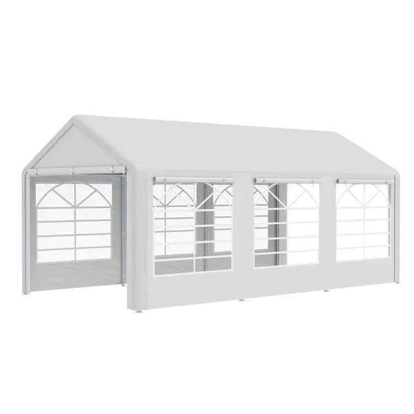 Rootz Pavillon - Udendørs biltelt - Heavy Duty Car Canopy Shelter - Partytelt med 8 stålben