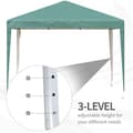 Miniatyrbillede 8 af 11: Rootz Gazebo - Pop-up Gazebo - Havepavillon - Sammenfoldeligt festtelt - Havetelt - UV-beskyttelse - Stål + Oxford - Grøn - 2,95 x 2,95 m