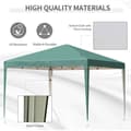 Miniatyrbillede 11 af 11: Rootz Gazebo - Pop-up Gazebo - Havepavillon - Sammenfoldeligt festtelt - Havetelt - UV-beskyttelse - Stål + Oxford - Grøn - 2,95 x 2,95 m