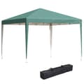 Miniatyrbillede 1 af 11: Rootz Gazebo - Pop-up Gazebo - Havepavillon - Sammenfoldeligt festtelt - Havetelt - UV-beskyttelse - Stål + Oxford - Grøn - 2,95 x 2,95 m