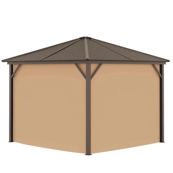 Rootz Gazebo - Havepavillon - Pavillon - Havepavillon - Festtelt - Brun