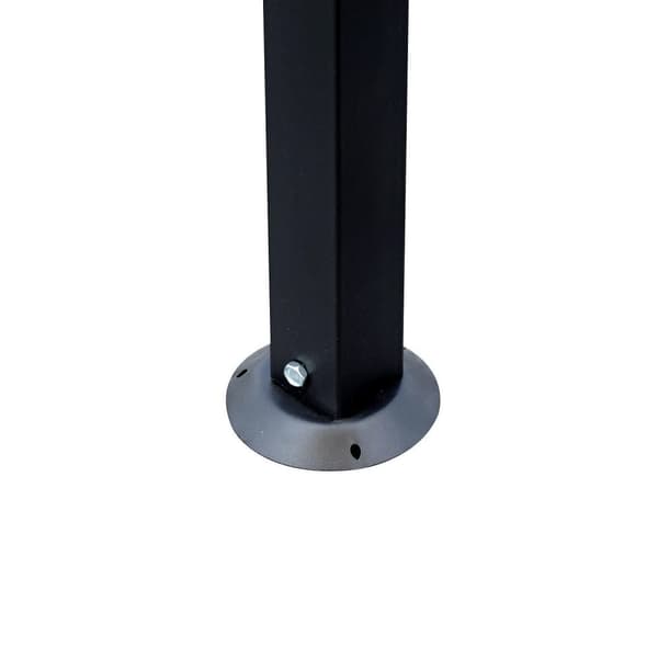 Rootz Takpaviljong - Svart - Metall, Polyester - 116,92 cm x 116,92 cm x 77,95 cm