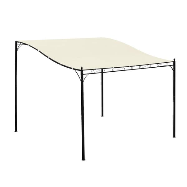 Rootz Tagpavillon - Sort - Metal, Polyester - 116,92 cm x 116,92 cm x 77,95 cm