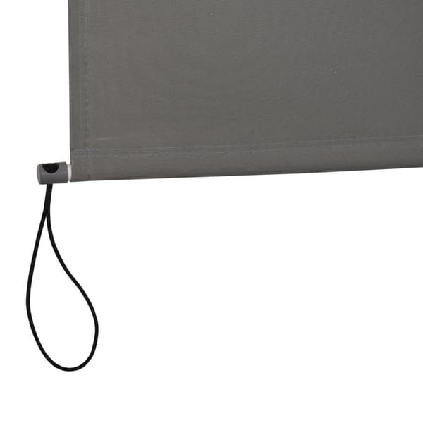 Rootz pystymarkiisi alumiini käsikammalla - vaaleanharmaa - alumiini, polyesteri - cm x 55,11 cm x 98,42 cm