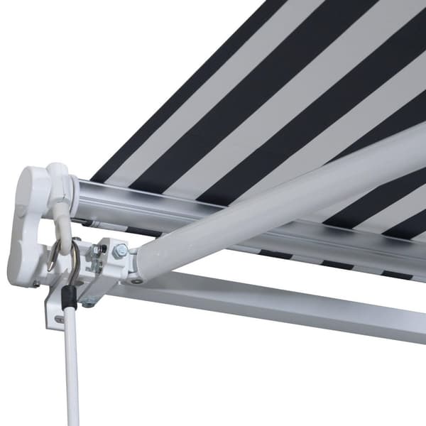 Rootz Markis Solskydd - Grå, Vit - Aluminium, Polyester - cm x 137,79 cm x 98,42 cm