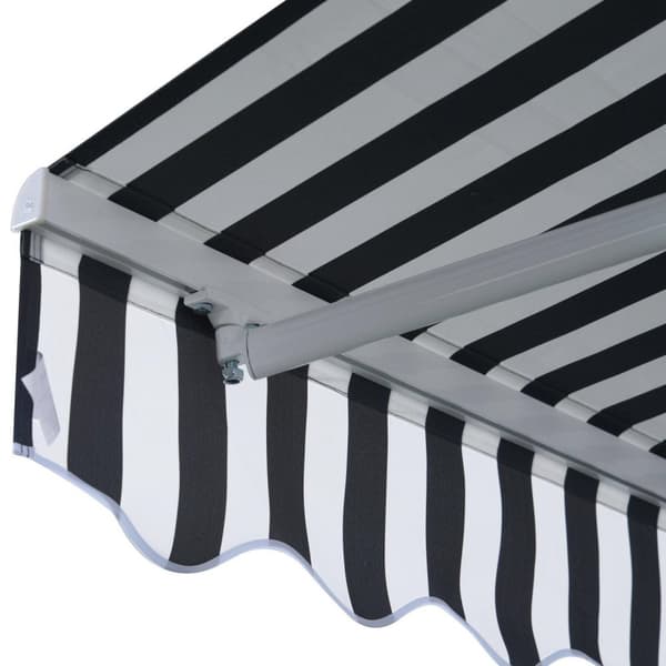 Rootz Markis Solskydd - Grå, Vit - Aluminium, Polyester - cm x 137,79 cm x 98,42 cm