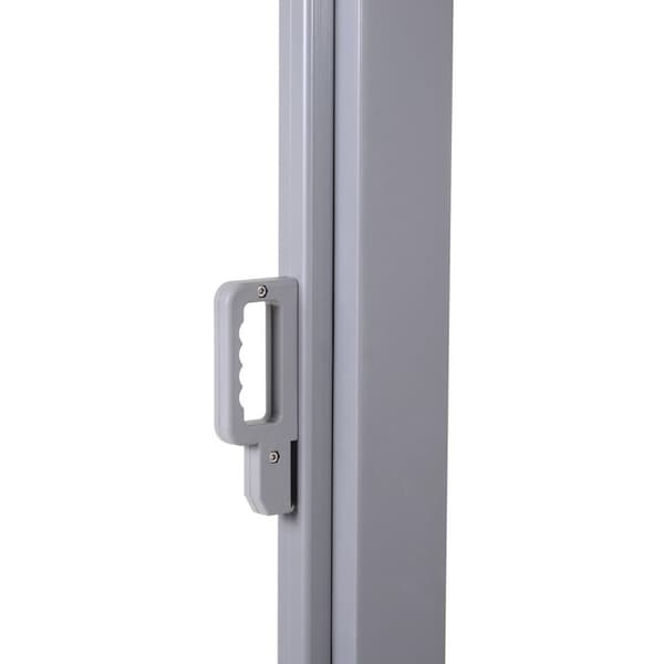 Rootz New Side Markise Privacy Screen Solbeskyttelse - Grå - Aluminium, Polyester, Metal - 118,11 cm x cm x 78,74 cm