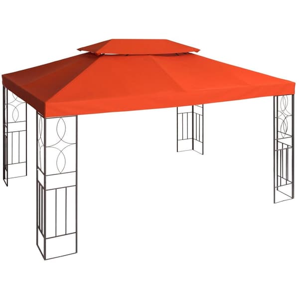 Rootzin vaihtokatto metallipuutarhapaviljonkiin - Terra - Polyesteri - 118,11 cm x 157,48 cm x cm
