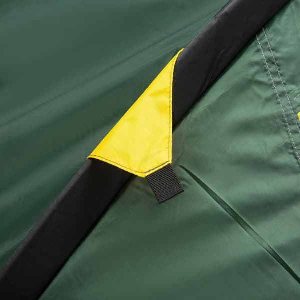 Rootz Campingtelt - Grøn, Gul - Polyester, Pe, Glasfiber - 127,95 cm x 72,04 cm x 51,18 cm
