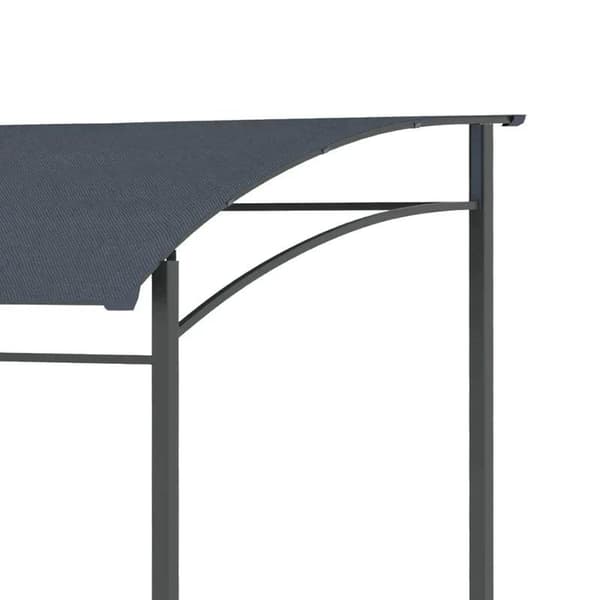 Rootz BBQ Gazebo - BBQ Canopy - Regnslag - Redskabskrog - Stålramme - Grå - 215 x 150 x 174/220 cm