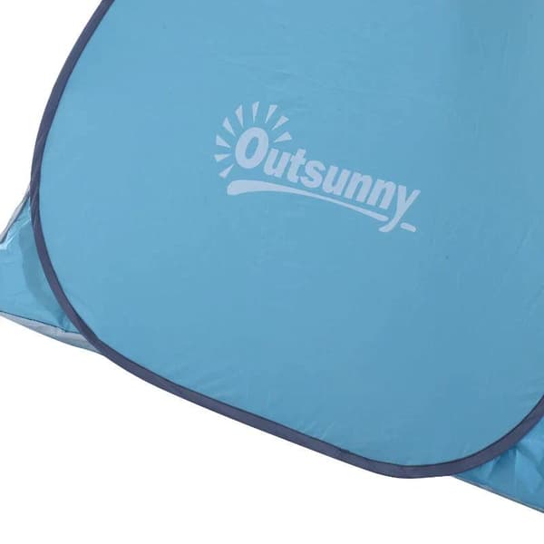 Rootz Pop-up Tent - Beach Shelter Tent - Throw Tent - Tent - Blue - 200 X 150 X 119 Cm