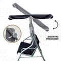 Miniatyrbild 3 av 8: Aktive Garden Swing Seat 180x107x160 Cm Silver
