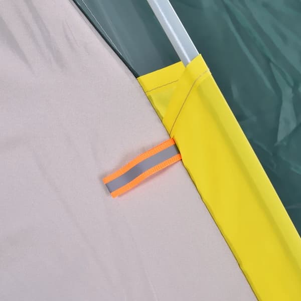 Rootz Camping Tent - 3 Person Tent - Dome Tent - Weatherproof Cover Protects Tent - Tent With Pegs - Outdoor Shelter - Polyester Material - Green - 20