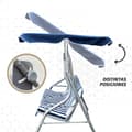 Pikkukuva 3 / 8: Aktive Garden Swing Seat 170x110x153 Cm Hopeinen