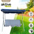 Pikkukuva 2 / 8: Aktive Garden Swing Seat 170x110x153 Cm Hopeinen