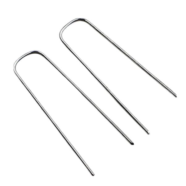 INF 50-pack U-formade förankringspinnar för trädgård