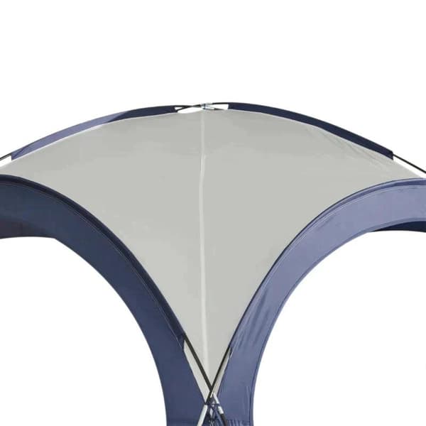 Rootz Camping Tent - Garden Tent - Party Tent - Gazebo Party Tent - Cream/Blue - 3.5x3.5m