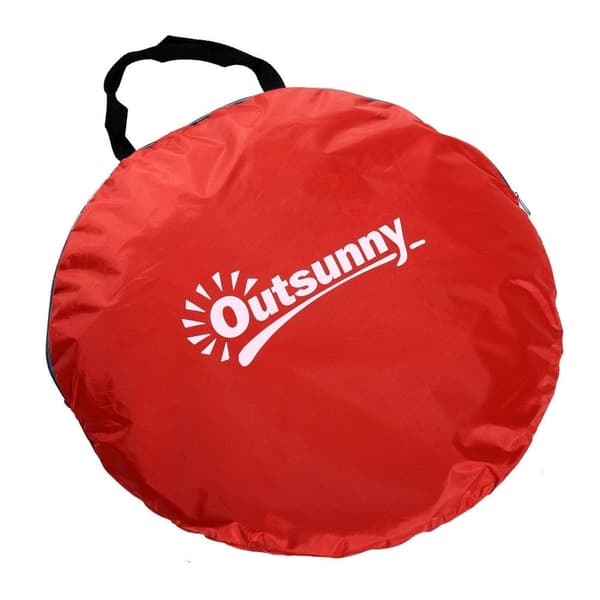 Rootz Pop Up-tält - Rood - Polyester, Staal - 59,06 cm x 78,702 cm x 45,28 cm