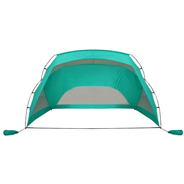 vidaXL strandtelt 274x178x170/148 cm 185T polyester havgrøn