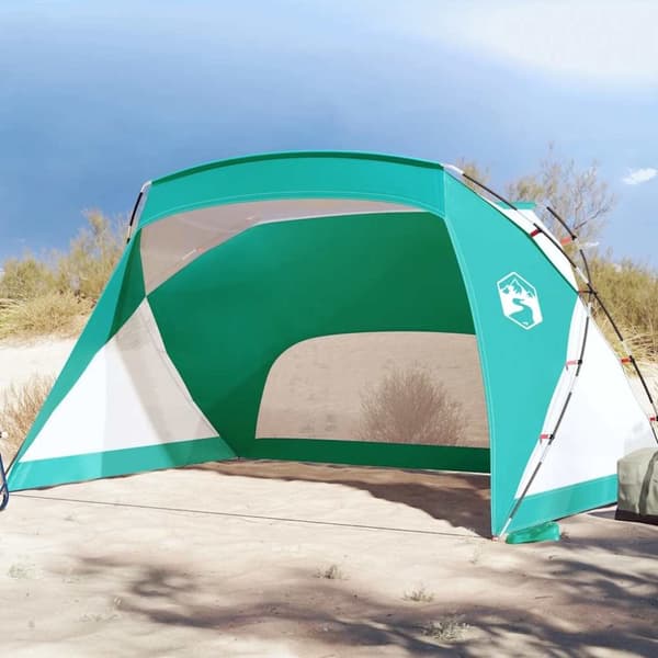 vidaXL Rantateltta merenvihreä 274x178x170/148 cm 185T polyesteri
