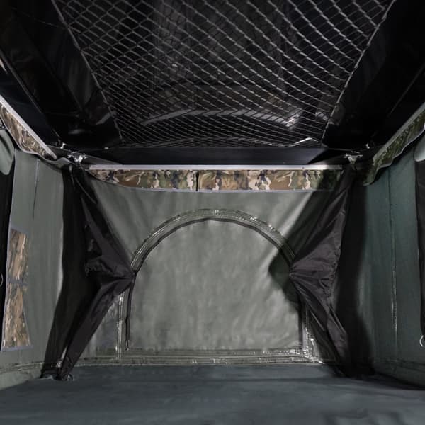 Car Roof Tent Large Tent Hard Shell Gas Assisted Pop-up Bed for 2-3 People 3000mm Waterproof Camping Ladder 5.5cm Mattress Anti-Condensation