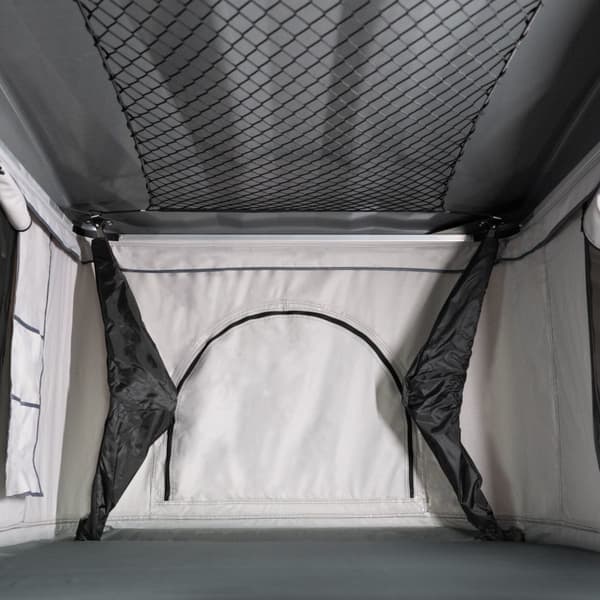 Car Roof Tent Large Tent Hard Shell Gas Assisted Pop-up Bed for 2-3 People 3000mm Waterproof Camping Ladder 5.5cm Mattress Anti-Condensation