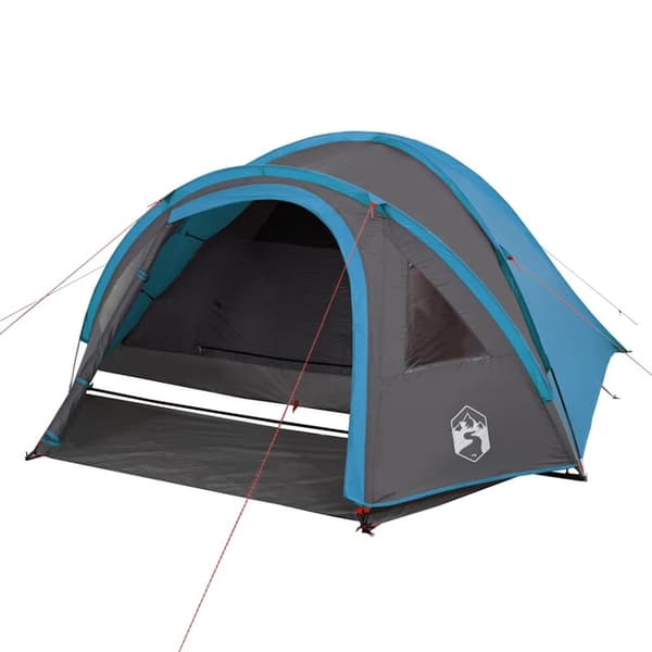 vidaXL 4-personers campingtelt vandtæt blå