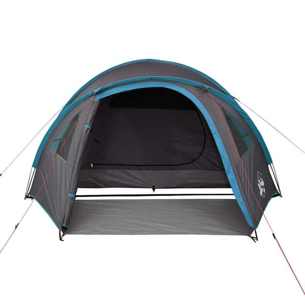 vidaXL 4-personers campingtelt vandtæt blå