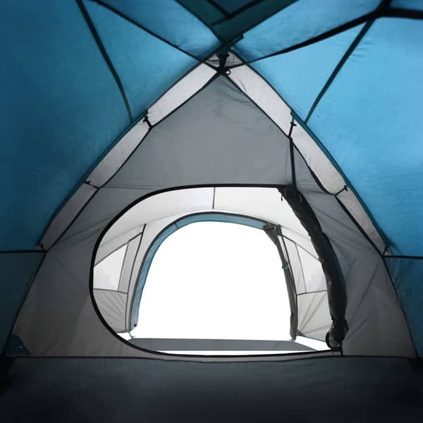 vidaXL 4-personers campingtelt vandtæt blå