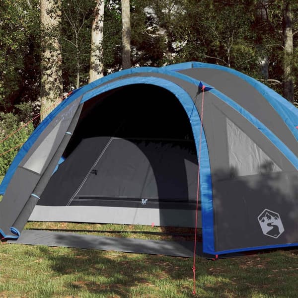vidaXL 4-personers campingtelt vandtæt blå