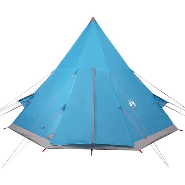 vidaXL Campingtelt tipi 4 personer blå vanntett