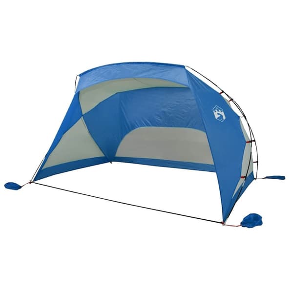 vidaXL Rantateltta taivaansininen 274x178x170/148 cm 185T polyesteri