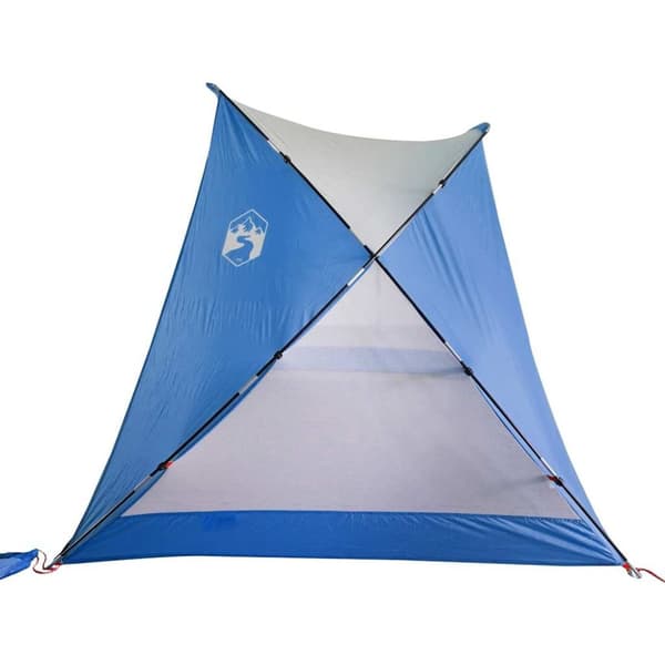 vidaXL Rantateltta taivaansininen 274x178x170/148 cm 185T polyesteri