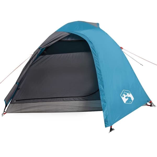 vidaXL 4-personers campingtelt vandtæt blå