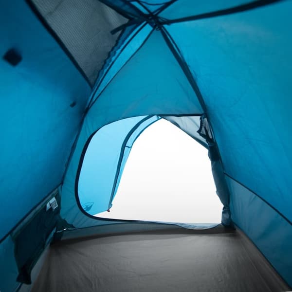vidaXL 4-personers campingtelt vandtæt blå