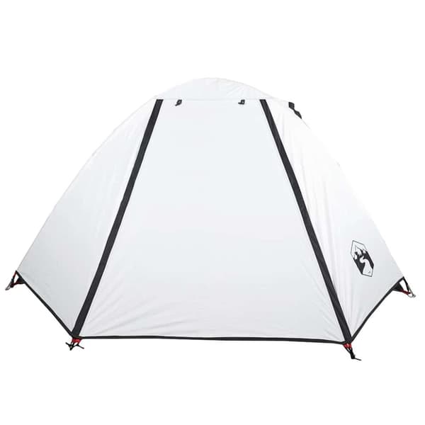 vidaXL Campingtelt for 2 personer hvit blendingsstoff vanntett